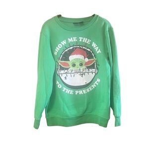 Star Wars Grogu The Child Holiday‎ Graphic Sweatshirt